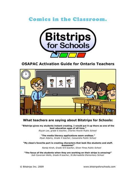Bitstrips For Schools How To Sign Up