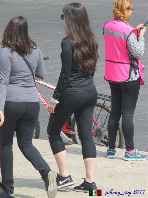 Big Ass Mother Her Beautiful And Sexy Daughter Both In Lycras Divine Butts Candid Milfs In