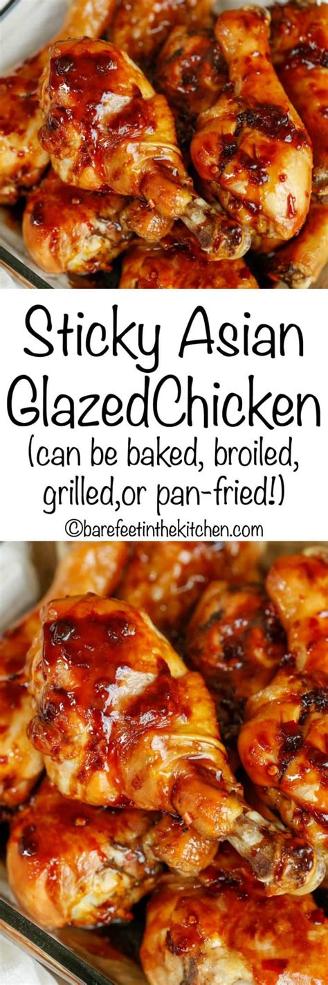 sticky asian chicken