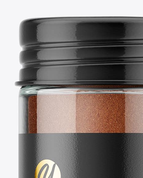 Download Spice Jar with Cinnamon Mockup in Jar Mockups on Yellow Images Object Mockups