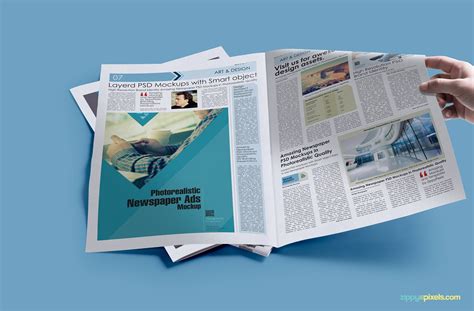 11 Hd Mockups For Newspaper And Advertising Design Presentations