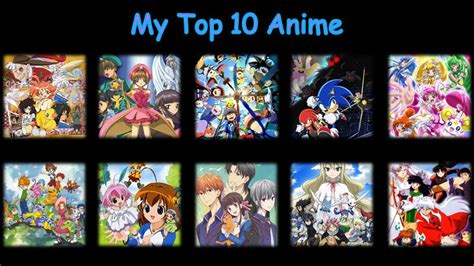 My Top 10 Anime By Midnight3wonder On Deviantart