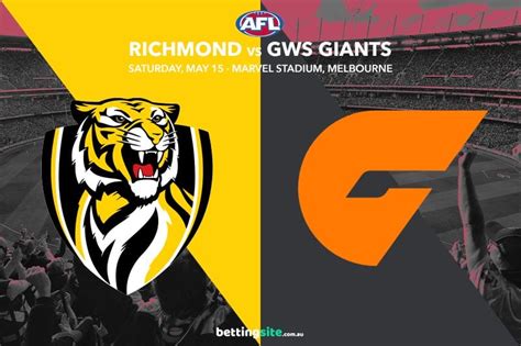 Richmond Vs GWS Giants Tips Odds Multi Round 9 AFL 2021