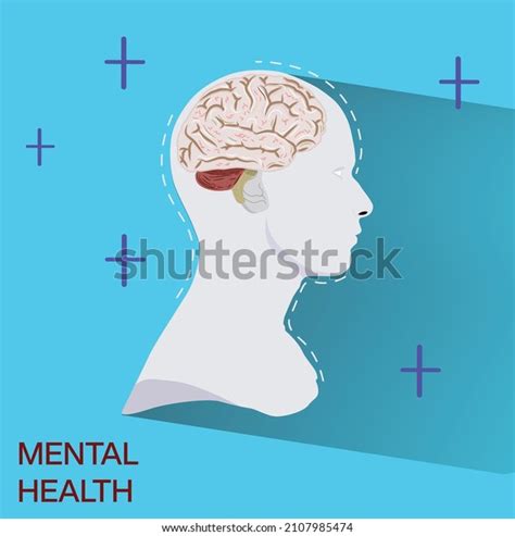 Mental Health Medical Treatment Vector Illustration Stock Vector