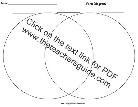 Venn Diagram Graphic Organizer Printable