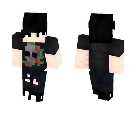 Download Skull Shirt ~ Emo Minecraft Skin For Free Superminecraftskins