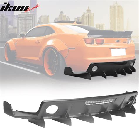 Compatible With 10 15 Chevrolet Camaro Zl1 Mb Style Rear Diffuser