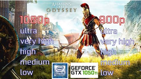 I5 8400 Gtx 1050 Ti Assassin S Creed Odyssey 1080p 900p Ultra Low