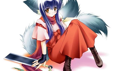 Anime Wolf Girl Wallpapers Wallpaper Cave
