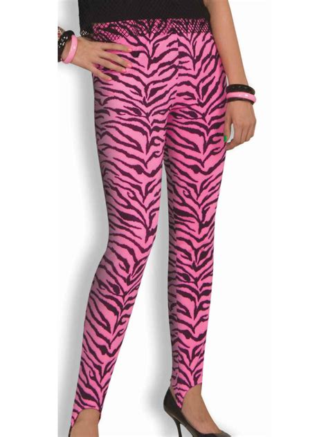 Pink Zebra Print Stretch Pants