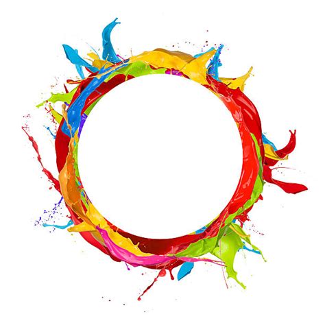 Royalty Free Colors Circle Splashing Paint Pictures Images And Stock