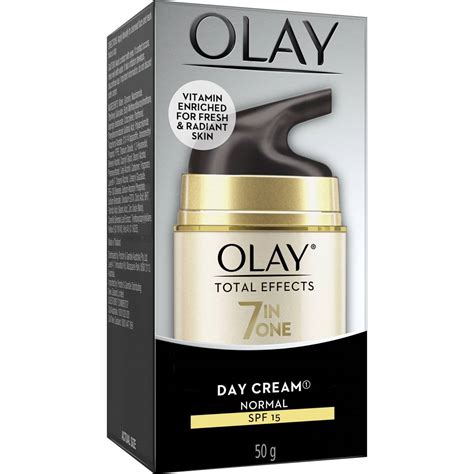 Olay Total Effects Face Cream Moisturiser Normal Spf 15 50g Woolworths