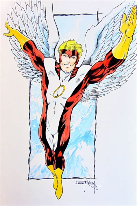X Men Angel By Barry Kitson In Daniel B S Commissions Comic Art Gallery Room