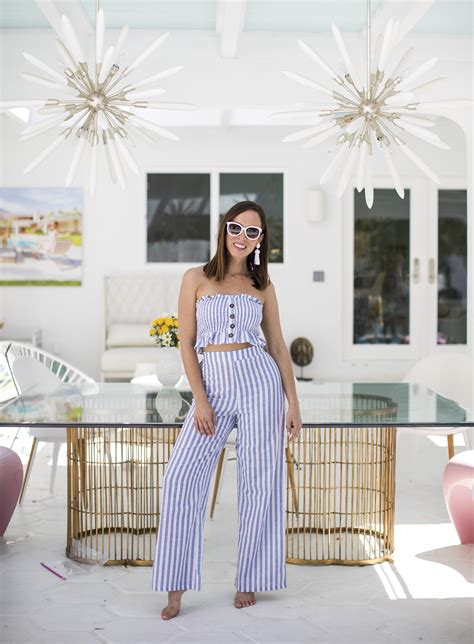Palm Springs And Stripes Birthday Party Fashion