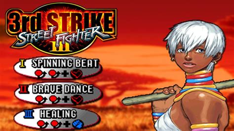 Street Fighter Iii 3rd Strike Elena Combos Youtube