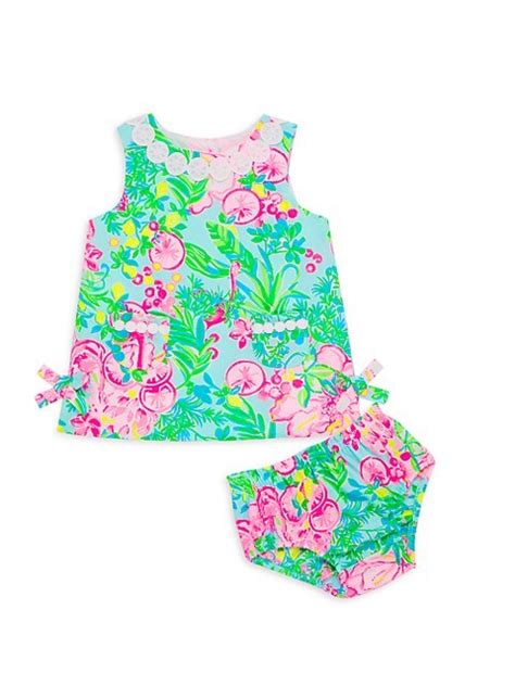 Shop Lilly Pulitzer Kids Baby Girls Lilly Shift Dress Saks Fifth Avenue