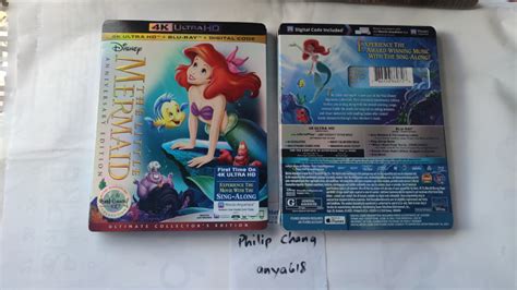 the little mermaid anniversary edition the signature collection 4k ultra hd blu ray