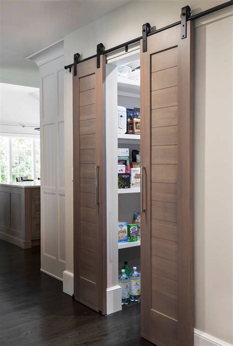 Best Pantry With Sliding Doors Simple Ideas Home Decorating Ideas