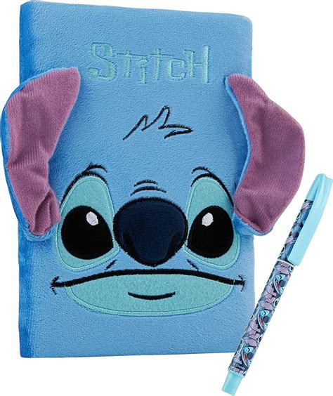 Disney Notebook School Stationary Set With Stitch Fluffy Notebook And Pen Set In 2022 Disney