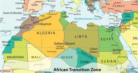 South West Asia And North Africa Map Map Of Africa
