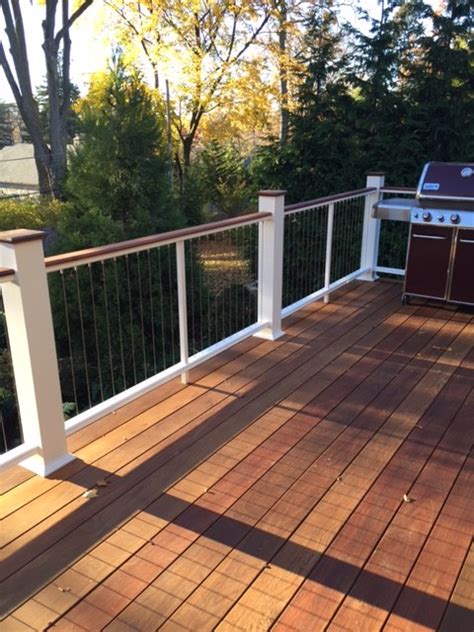 Vertical Cable Railing Contemporary Deck Philadelphia By East