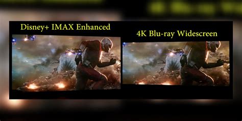 Mcu Video Compares Disneys Imax Enhanced Vs 4k Aspect Ratios