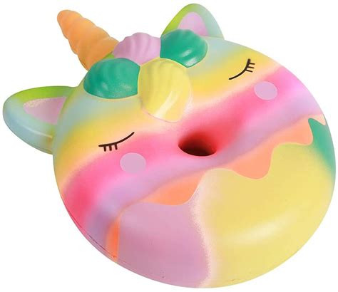13 Inches Squishies Jumbo Unicorn Donut Kawaii Soft Slow Etsy