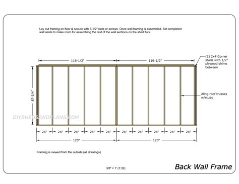 16x20 Shed Plans | Free | Gable Roof | Material List | DIY
