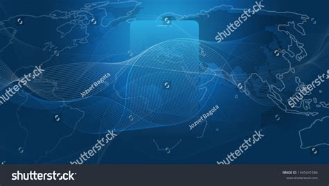 Cloud Computing Design Concept With World Map Royalty Free Stock
