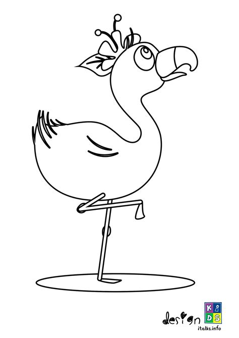 Printable Cute Flamingo Coloring Pages Printable World Holiday