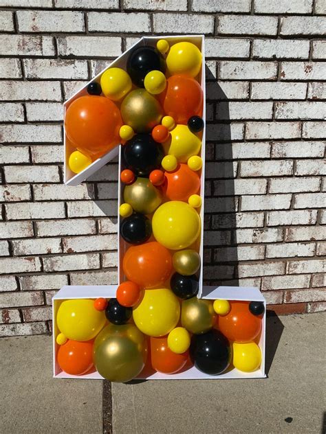 L 5ft Giant Balloon Mosaic Letters And Numbers Cutout 5ft Foamboard