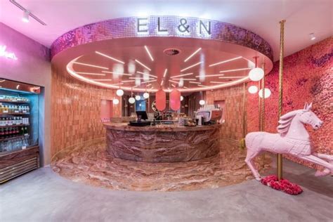 Elan Cafe A Very Dusky Pink And Stunning Place Design Gallerist
