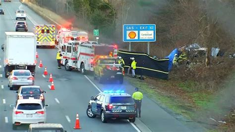 i 195 crash driver killed in somerset rollover state police say necn