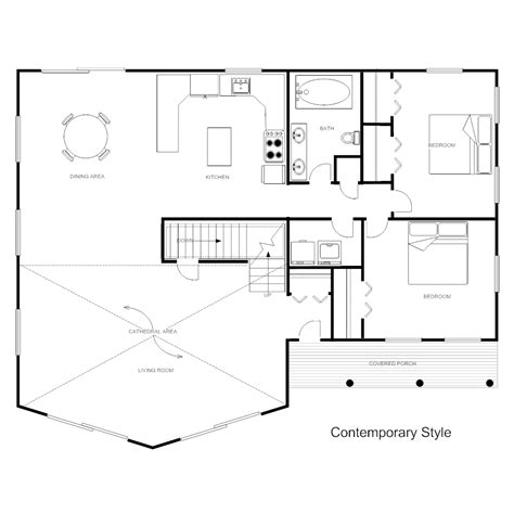 Floor Plan Templates Draw Floor Plans Easily With Templates