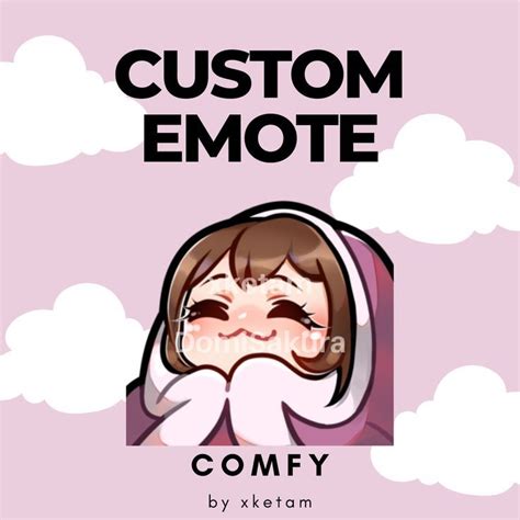 Custom Emote Comfy By Xketam In 2022 Discord Emotes Twitch Overlays