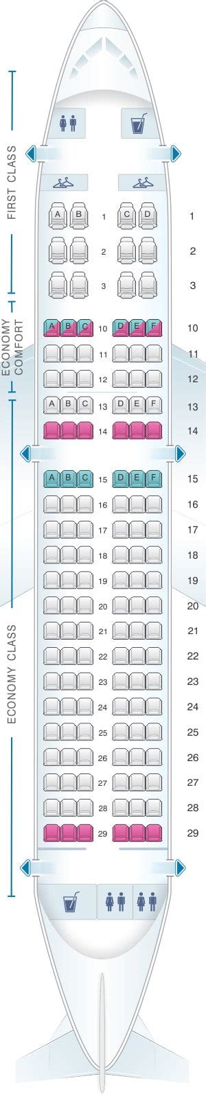 Delta Airbus A319 Seat Map Airportix