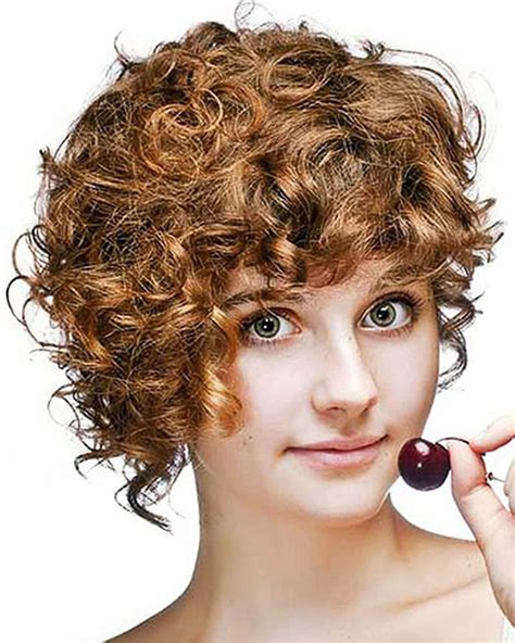 Short Curly Asymmetrical Bob Haircut For Short Hair 2018 2019 Hairstyles For Women 3 Hairstyles