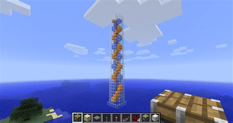 Double Helix Spiral Minecraft Project