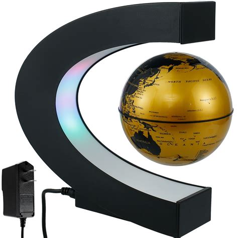 Floating Magnetic Levitation Led Globe Lamp Novelty Light Ball Bedside