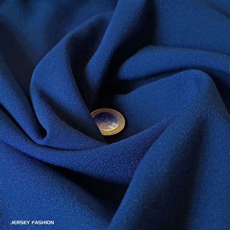 Stretch Crepe Fabric Cobalt Blue Toptex Crepe Fabrics Jerseyfashion