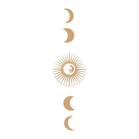 Premium Vector Moon Phases Icon The Whole Cycle From New Moon To Full