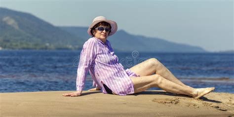 Mature Woman Sunbathing Photos Free Royalty Free Stock Photos