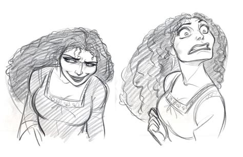 Mother Gothel In Tangled In Character Design Disney Sketches Character Illustration
