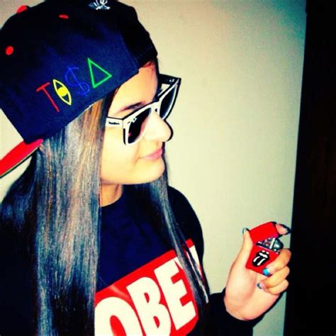 Girls Wearing Swag Hats Obey Hat Girl