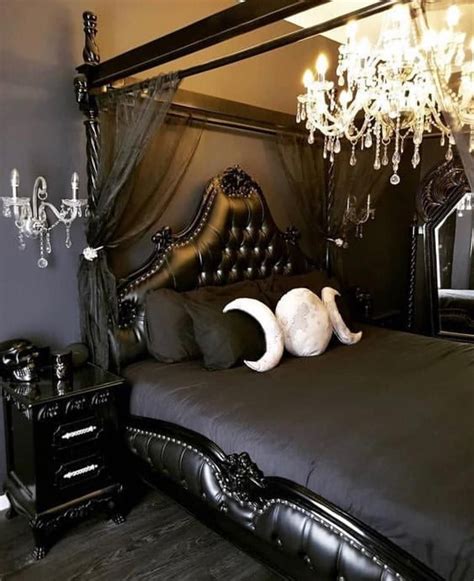 Shop from the world's largest selection and best deals for bedroom gothic home décor items. CREE Witch on Instagram: "Dream bed 📸: @little_lady_wolf 👉 ...