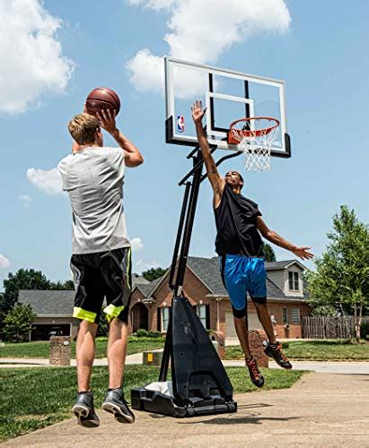 Spalding Nba Ultimate Hybrid 60 Acrylic Portable Basketball Hoop