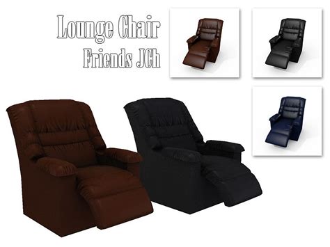 Kiolometros Friends Jch Lounge Chair Sims Sims 4 Cc Furniture Sims