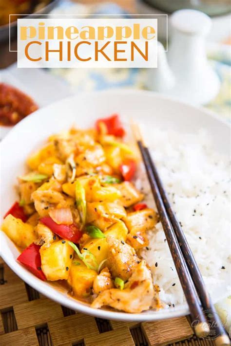 Packed with fruit and veggies and deliciously sweet. Pineapple Chicken | The Healthy Foodie | Bloglovin'