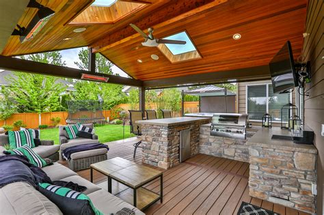 Outdoor Kitchen Heaters Tvs And More Outdoor Patio Designs Patio