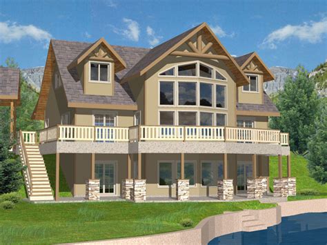 Purcell Lake Rustic Home Plan 088d 0259 House Plans And More